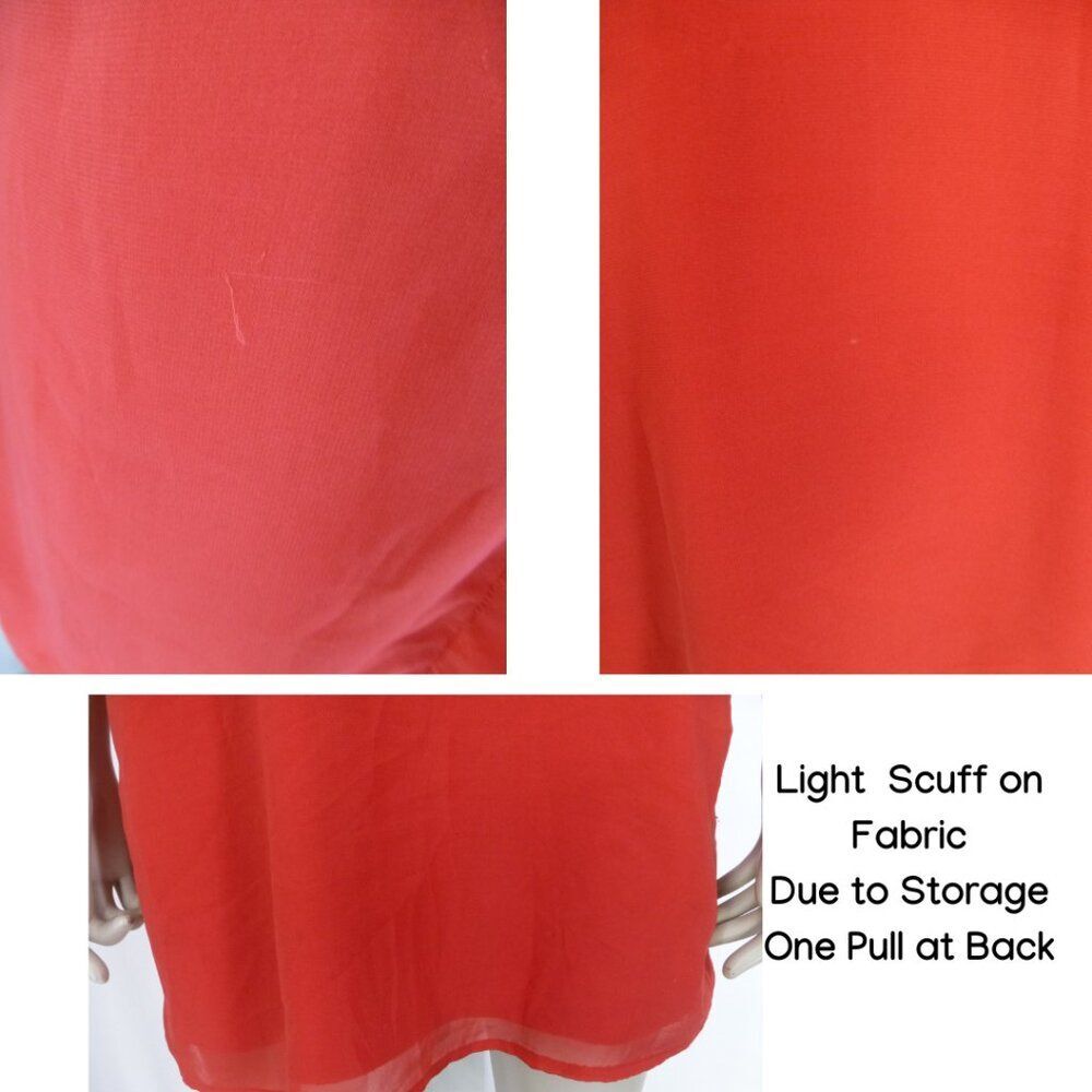 Bebe Gold and Red Halter Dress (Selling as is, please read carefully) - Picture 10 of 13
